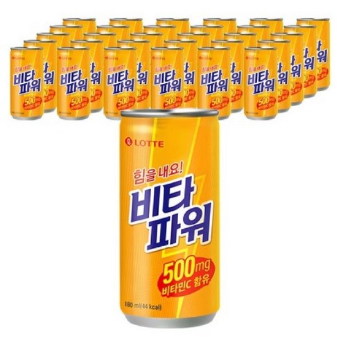 롯데칠성음료 비타파워, 180ml, 60개
