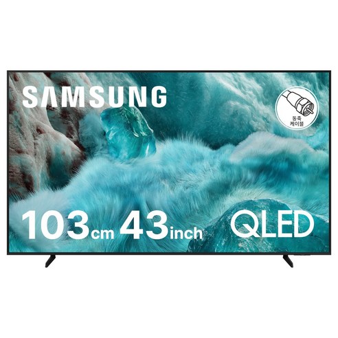 삼성전자 QLED UHD 4K 스마트 TV, 방문설치, 스탠드형, Q7F, 108cm(43인치)