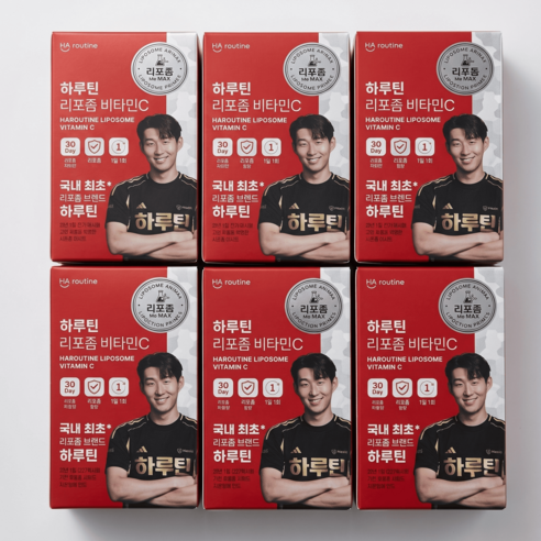 하루틴 리포좀 비타민C 500mg, 30정, 6개