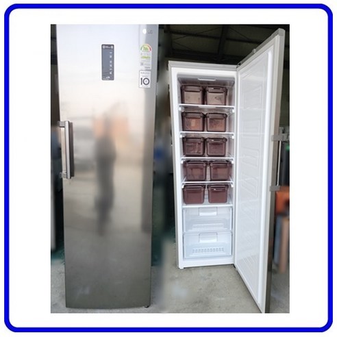 LG전자 컨버터블 스탠드형 중고 김치냉장고 냉동 겸용 1도어 메탈 324L [K327S], 상품상세 참조