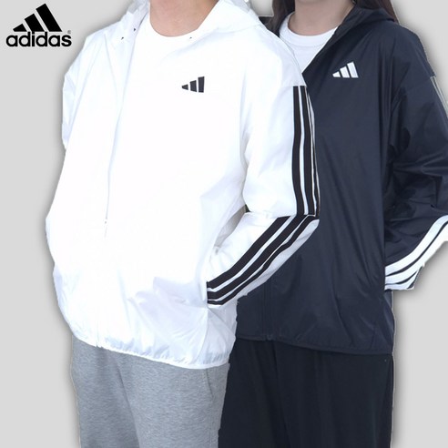 아디다스 바람막이 남녀공용 데일리 삼선 정품 런닝 러닝 경량
