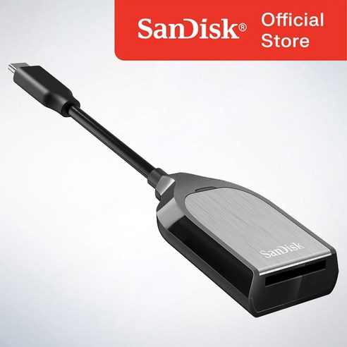 샌디스크코리아 공식인증정품 Extreme Pro 익스트림 프로 SD 카드 UHS-ll UHS-2 USB-C 리더기 SDDR-409