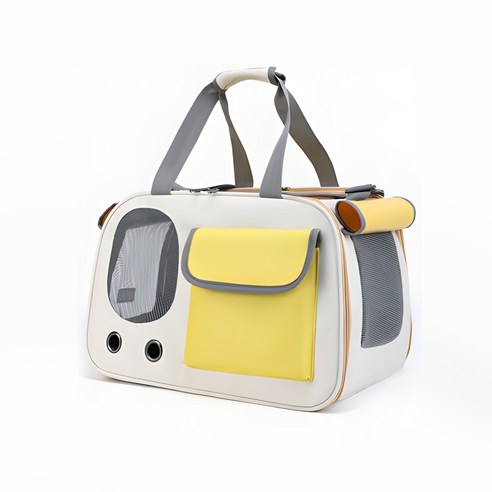 SEVOREN 반려동물 이동가방 2면열림 3면통풍 넉넉한 공간 편안 이동장 이미지 2