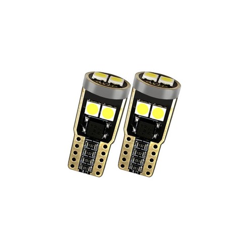 차량용 W5W 3030 6LED 12V T10 LED번호판등, 범용, 2개