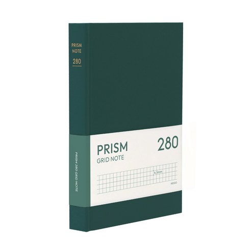 인디고 프리즘 280 모눈 양장 노트 (B6 32절), 포레스트, 1개