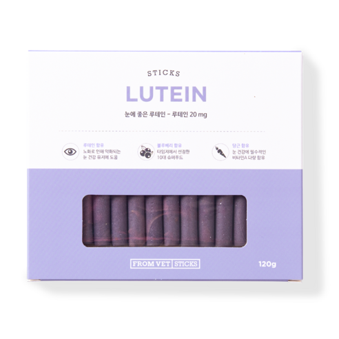 프롬벳 반려동물 순수스틱 루테인 영양제, 120g, 눈물개선/눈건강, 1개