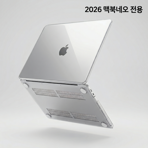 2026 맥북네오 클리어 하드 투명 케이스 macbook neo전용, 1개, Macbook Neo, 클리어 투명