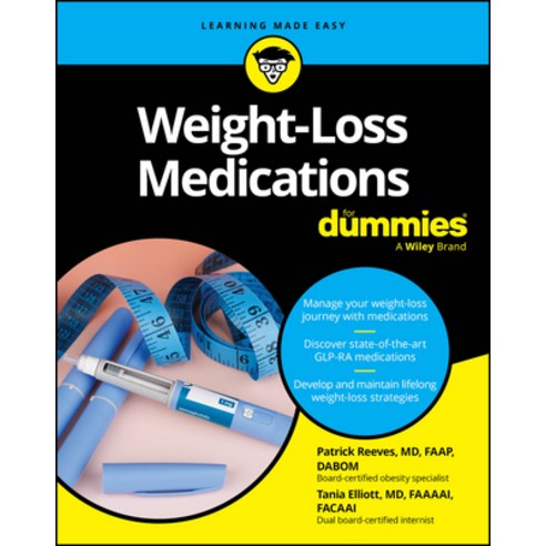 (영문도서)Weight-Loss Medications for Dummies Paperback, English, 9781394375226