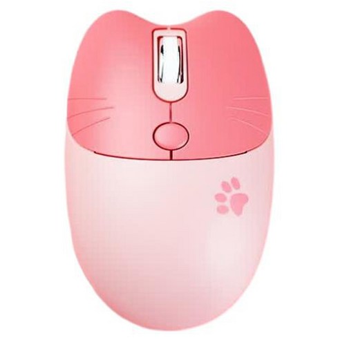 MOFII 고양이 모양 듀얼 모드 무선 마우스, 핑크, M3DM