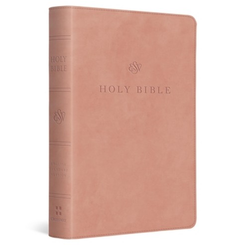 (영문도서)ESV Large Print Compact Bible (Trutone Blush Rose) Imitation Leather, Crossway, English, 9798874904371