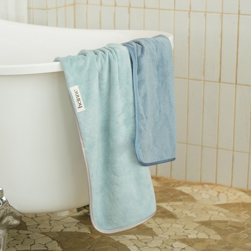 헤인느 먼지없는 프리미엄 호텔 수건 후기 분석 - 욕실 비치 시 인테리어 효과