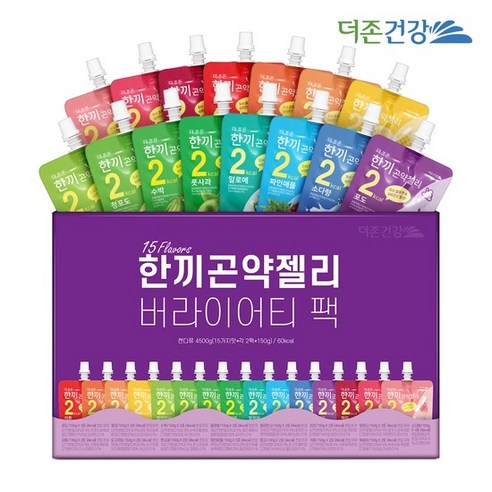 더존건강 한끼 곤약젤리 버라이어티 팩 30개입, 4.5kg, 1세트