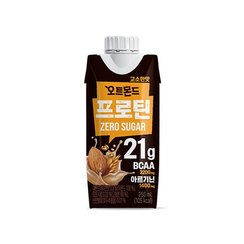 오트몬드 프로틴 제로슈거 고소한맛 250ml 250ml × 18개