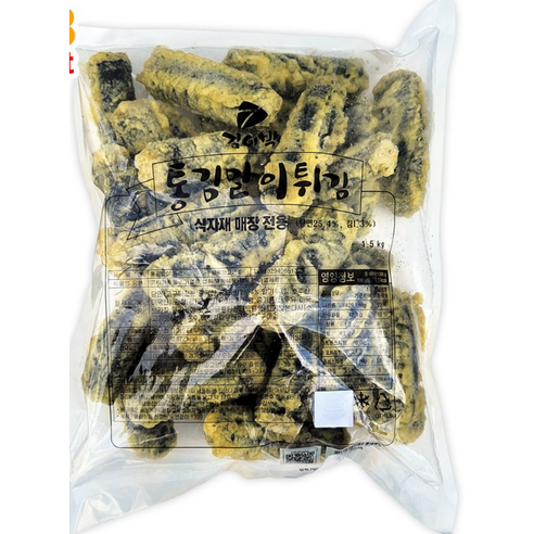 김이박 통김말이튀김 (냉동) 1.5kg, 1.5kg, 6개