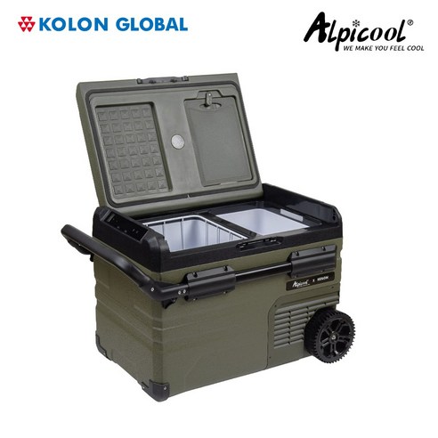 코오롱 공식판매 알피쿨 X시리즈 정품 캠핑 차량용 냉장고 블루투스 이동식 낚시 화물 이미지 2