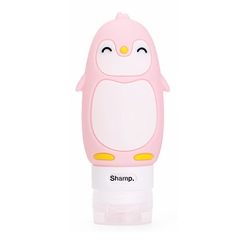 SANS 펭귄 기내용 여행용 다용도 실리콘 튜브 공병, 1개, 90ml