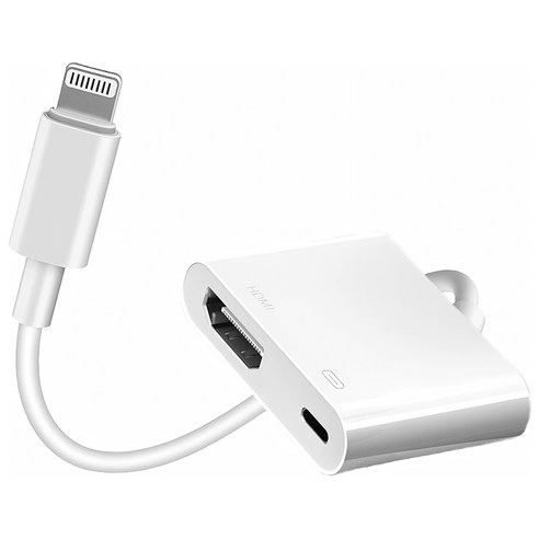 프리라이프 lightning to hdmi 라이트닝 8핀 HDMI 어댑터 핸드폰 미러링 케이블, 1개, SPZHQ01