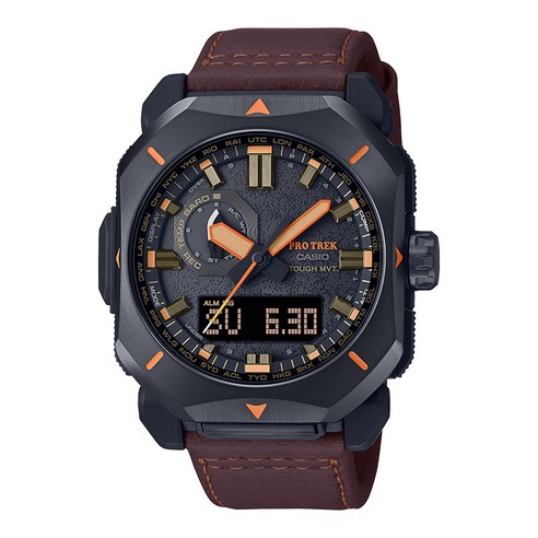 카시오 프로트렉 PRW-6900YL-5 터프솔라 아웃도어 가죽시계