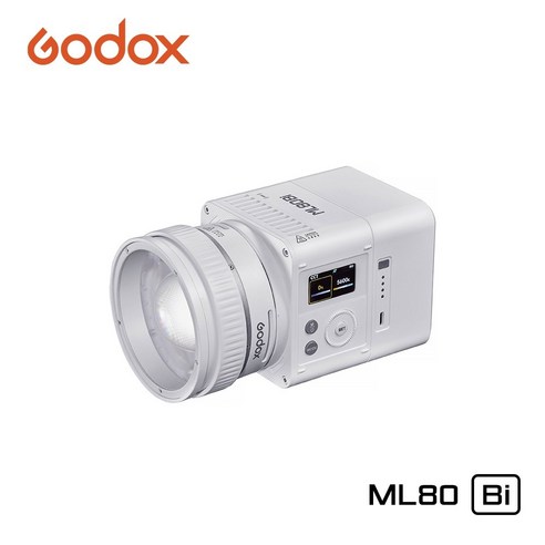고독스 Godox ML80Bi 바이컬러 LED 비디오 라이트, 1개