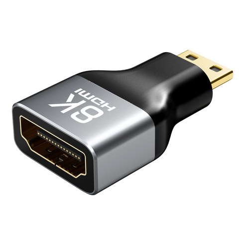 케이블타임 8K Mini HDMI M to HDMI F 연장 젠더 커플러, 1개, CP45G