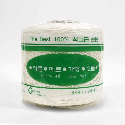 마마니트 동방인견사 18합 뜨개실, 아이보리, 1개