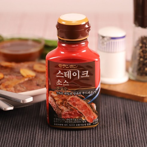 모란봉 스테이크 소스 간장맛 225g