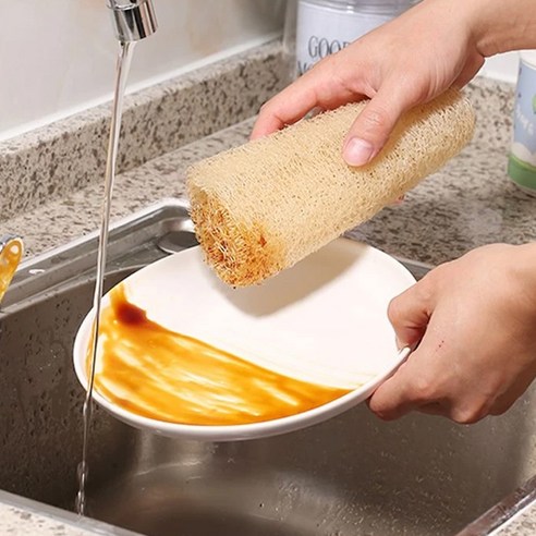 투데이리빙 5개 세트 천연 수세미 25cm 주방 설거지 잘라쓰는 솔직 후기 | 실사용자 리뷰 분석 - 상품 이미지 3