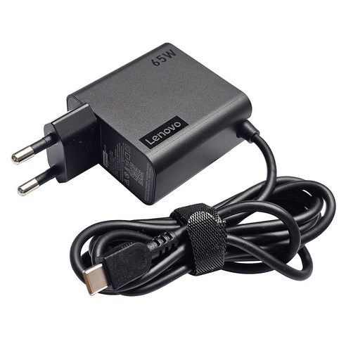 레노버 정품 65W C타입 노트북용 PD 충전기 일체형 ADLX65ULGR2A, 1개