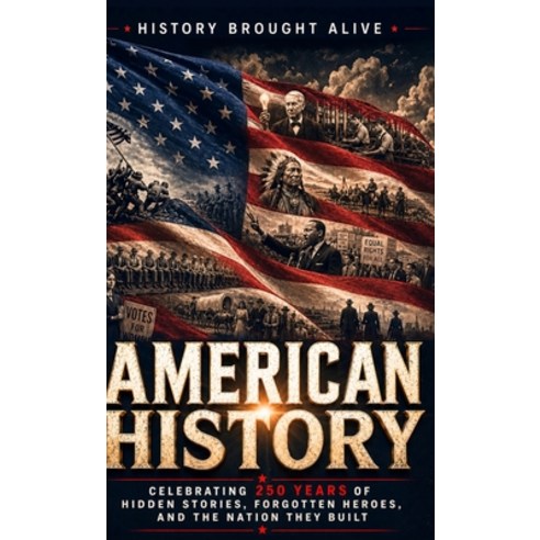 (영문도서)American History: Celebrating 250 Years of Hidden Stories Forgotten Heroes and... Hardcover, History Brought Alive, English, 9798256096472