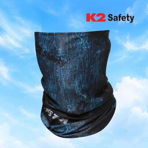 K2 세이프티 베이직 멀티스카프 여름 쿨넥게이터, NAVY