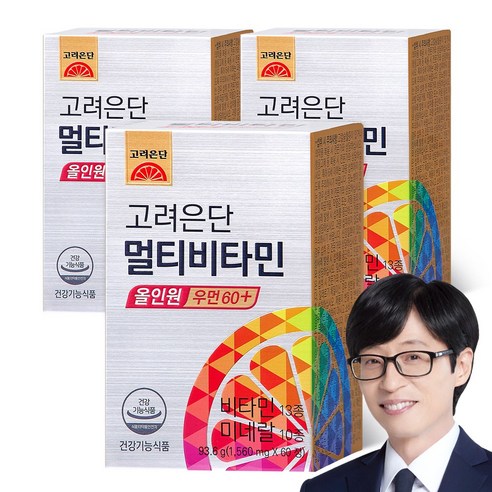 고려은단 멀티비타민 올인원 우먼 60+ 60정, 3개 이미지