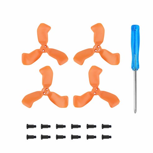 DJI 네오2 전용 컬러풀 프로펠러 교체형 4pcs 2쌍 NEO2 드론 날개, 오렌지