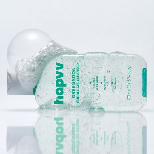 햅브 hapvv 그린 소다 버블 젤 클렌저 170ml 이미지 2