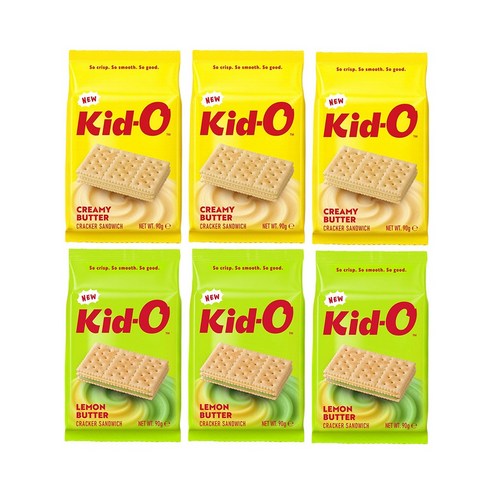 키도 크래커, 1세트, 크리미 버터3개 + 레몬3개