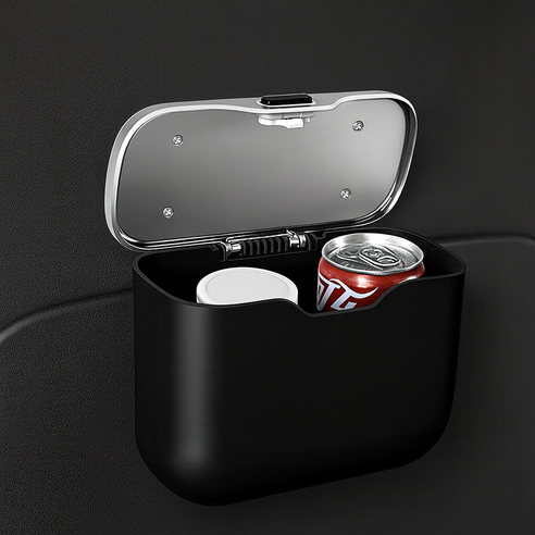 차량 실내 정리 다용도 깔끔 수납 겸용 미니 휴지통 실사용 후기 | 효과 있을까? - 상품 이미지 4