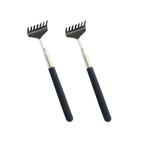 미다스리빙 안테나 칼라 효자손 블랙 2개