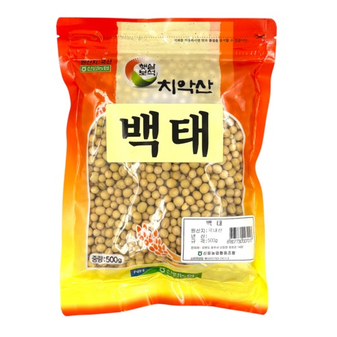 신림농협 치악산 국산 백태, 1개, 500g