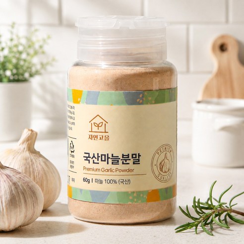 자연고을 국산 마늘가루 100%, 1개, 60g