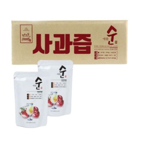 사과즙 애플순 NFC 착즙