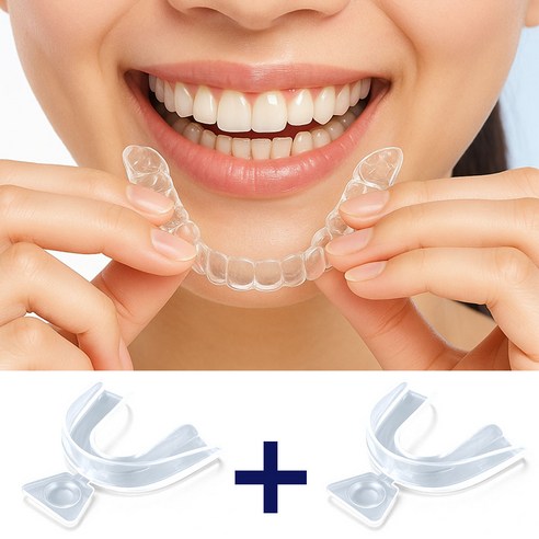 노블민트 수면용 이맞물림 형상기억 마우스피스 [2P+케이스], 1세트, 1개