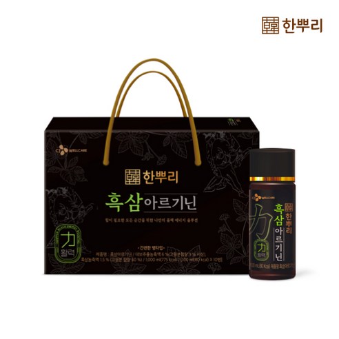 흑삼아르기닌병 10입, 100ml, 10개