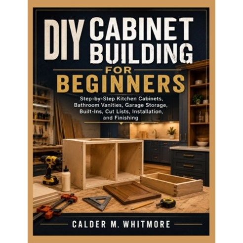 (영문도서)DIY Cabinet Building for Beginners: Step-by-Step Kitchen Cabinets Bathroom Vani... Paperback, Independently Published, English, 9798198156753