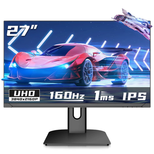 27인치 게임용 모니터 QHD 2K 100Hz평면 2k 180Hz UHD 4k 160Hz IPS 패널, 3840*2160 160Hz, 70cm