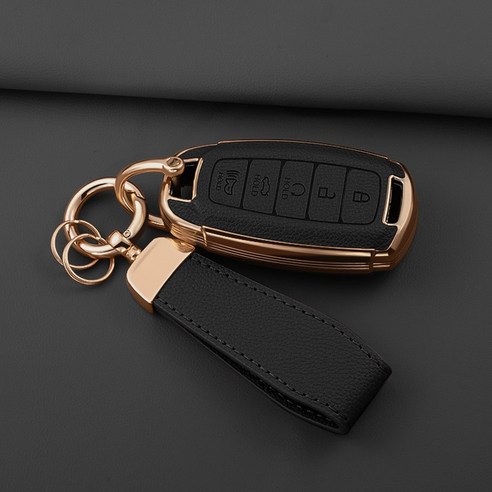 HAKO 소프트 가죽TPU 키케이스+키홀더 (현대호환 5버튼)