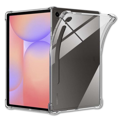 케이스나라 갤럭시탭 S10 Lite 라이트 호환 투명 클리어 범퍼 젤리 케이스 보호 커버 SM-X400 X406N, 1개