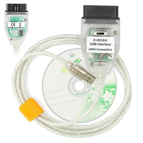 BMW 진단 케이블 - INPA K플러스 DCAN USB 인터페이스 - 차량용 OBD2 코드 리더기