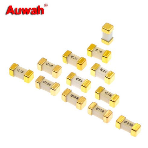 Sicherung 10 Stück Goldfuß 1808 125 V 0451 SMD flinke Sicherung 1 A 2 A 3 A 4 A 5 A 6,3 A 7 A 8 A 10 A 0451 Ultraschnelle Sicherungen(1808-0.5A