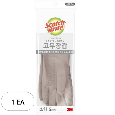 스카치브라이트 프리미엄 고무장갑 5개입