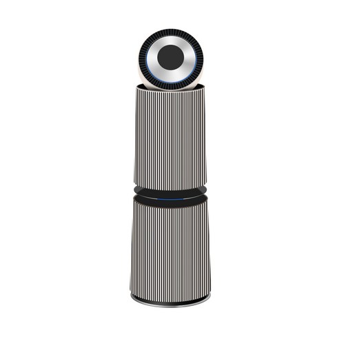 LG 퓨리케어 AI 오브제컬렉션 360 공기청정기+무빙휠 AS355NSNAM, 카밍 베이지