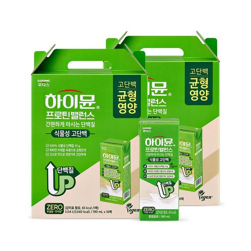 하이뮨 프로틴 밸런스 음료 식물성 고단백 190ml, 32개 실사용 후기 | 효과 있을까? - 상품 이미지 2